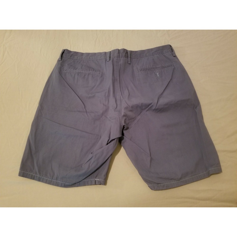 Mens J. Crew Khaki Shorts 34 Blue Cotton Chino